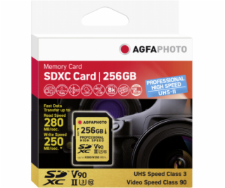 AgfaPhoto SDXC UHS II      256GB Professional High Speed ...