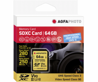 AgfaPhoto SDXC UHS II       64GB Professional High Speed ...