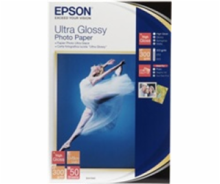 EPSON Ultra Glossy Photo Paper 10x15, 300g (50 listov)