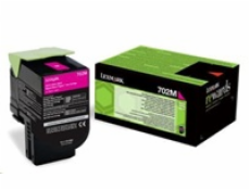 TONER LEXMARK 702M Magenta 'CS310dn / CS310n / CS410dn / CS410dtn / CS410n / CS510de / CS510dte (1k)