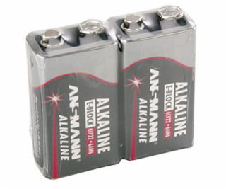 1x2 Ansmann Alkaline 9V-Block red-line