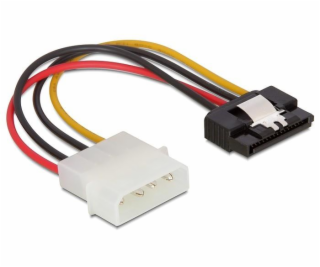 Power Adapter Molex 4-pin na SATA 15-pin, 12cm, kovová zá...