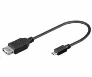 KABEL USB A - MicroB 0.3m