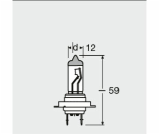 Žárovka OSRAM H7 12V 55 W PX26d, 64210ULT