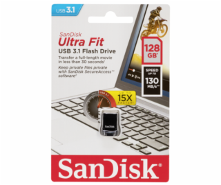 SanDisk Cruzer Ultra Fit   128GB USB 3.1         SDCZ430-...