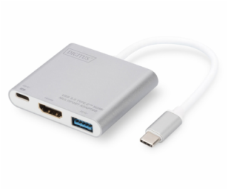 DIGITUS USB Type-C 4in1 Multiport Video Konverter