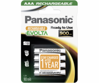 1x4 Panasonic Bat. NiMH Micro AAA 900 mAh