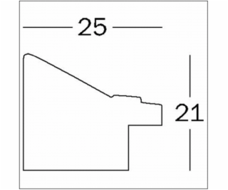 Walther Chalet             20x30 plast cierna EL030B