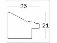 Walther Chalet             18x24 plast cierna EL824B