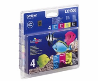 BROTHER LC-1000 Ink BK/C/M/Y Pack pre DCP-330C/540CN/MFC5...