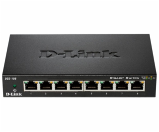 D-Link DGS-108/E "8 port 10/100/1000 Gigabit Metal Housin...