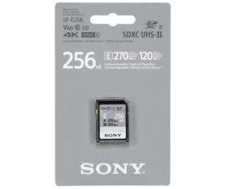 Sony SDXC E series         256GB UHS-II Class 10 U3 V60