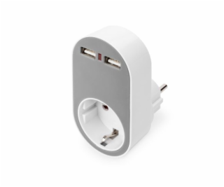 DIGITUS Universal zasuvka adapter 2 x USB-A