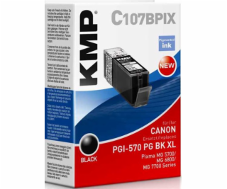 KMP C107BPIX atram. kazeta sw komp. s Canon PGI-570 XL PGBK