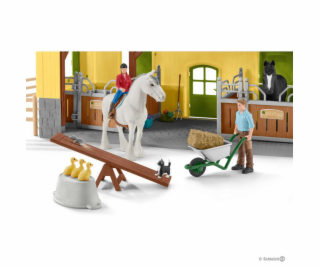 Schleich 42485 Stáj pro koně s příslušenstvím