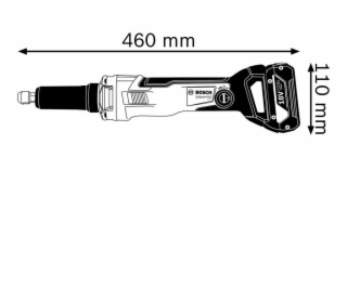 Bosch GGS 18 V-23 PLC Akku-priama bruska