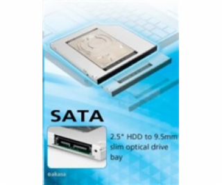 HDD box AKASA N.Stor S9, 2.5" SATA HDD/SSD do pozice pro ...