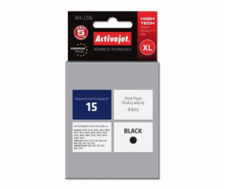 ActiveJet Ink cartridge HP 6615 Bk 100% NEW no15 - 40 ml ...