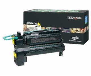 TONER Lexmark X792 Yellow Extra High Yield Return Program...