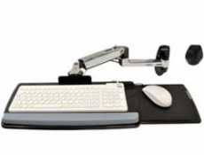 ERGOTRON KEYBOARD ARM, WITH 9 "EXTENSION, WALL MOUNT, Polished Aluminum - nástenný držiak pre klávesnicu a myš, silver