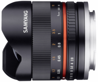 Samyang F 2,8/8 Fish-Eye II black Sony E