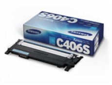 SAMSUNG Toner CLT-C406S pre CLP-360/CLP-365 CLX-3300/CLX-3305/ C410W C460W C460FW - 1000str. - CYAN