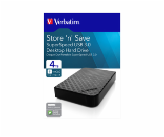 Verbatim Store n Save 3,5    4TB USB 3.0 Gen 2