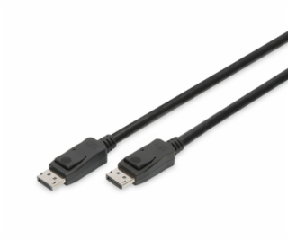 DIGITUS DisplayPort kabel 5m DP St/St m/zamykanie UHD 8K