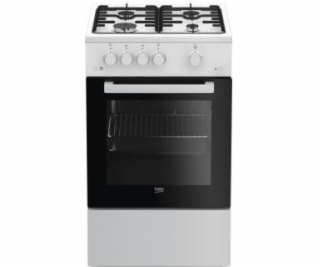 BEKO FSG52020FW, plynová rúra s plynovýma platničkama