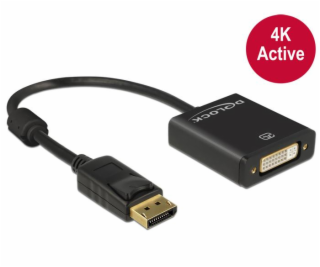 ADAPTER DISPLAYPORT(M) 1.2->DVI(24+5)(F) 4K Active 