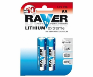 Batéria RAVER 2x AA LITHIUM