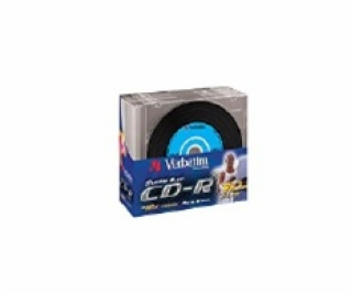 1x10 Verbatim CD-R 80 / 700MB 52x Speed, Vinyl Surface, Slim