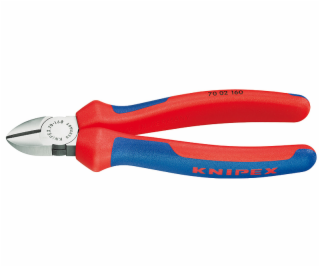 KNIPEX bocne frezy cierna atramentiert poliert 160 mm