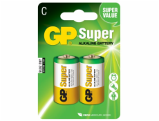 GP Batéria alkalická SUPER C 2ks R14 2BL