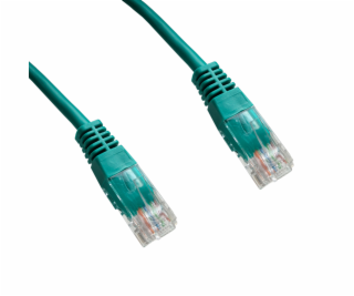 Patch cord UTP cat.5e 1M zelený