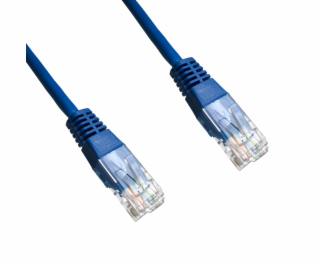 Patch cord UTP Cat 6 0,5 m modrý