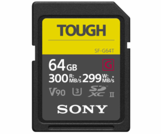 Sony SDXC Pro Tough         64GB Class 10 UHS-II U3