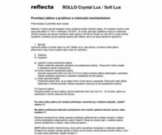 REFLECTA plátno s rolet. mech. ROLLO Crystal Lux  (180x14...