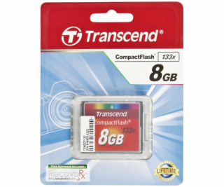 Transcend CompactFlash 8GB TS8GCF133 pamäťová karta