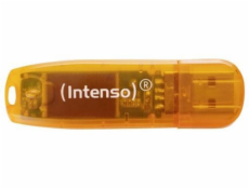 INTENSO Rainbow Line, 64GB, USB 2.0, Orange