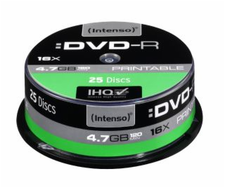 Intenso DVD-R 1x25, 4,7 GB 16x Pamäťové médium