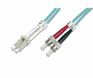 DIGITUS Fiber Optic Patch Cord, LC to ST, Multimode 50/12...