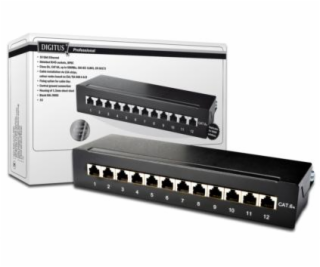 DIGITUS Desktop CAT 6A, Patch Panel, shielded, Class EA, ...