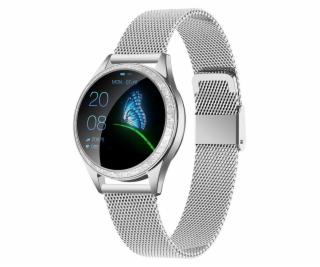 ORO-MED ORO SMART CRYSTAL SILVER SmartWatch strieborné