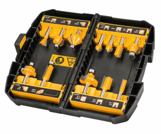 DeWALT DT90016, 12 kusů, Sada fréz 