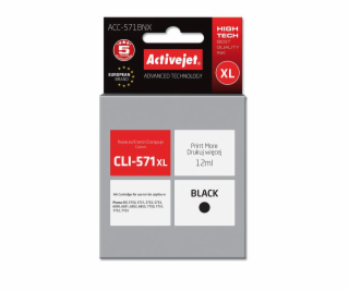 ActiveJet ink Canon CLI-571Bk XL new ACC-571BNX  12 ml