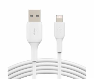 Belkin Lightning Lade/Sync kabel 1m, PVC, biele,mfi certi...