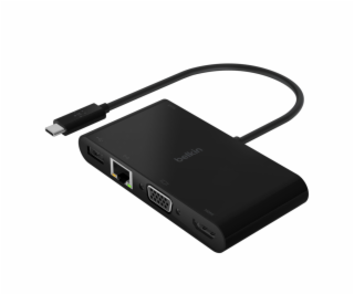 Belkin USB-C na Gigabit-Ethern. HDMI/VGA/USB-A-Adapter, 1...