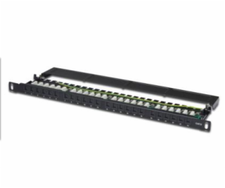 Digitus CAT 6 patch panel, netienený ,24-Port RJ45, s kla...