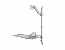 DIGITUS versatile standing- / sitting workdesk, wall mount